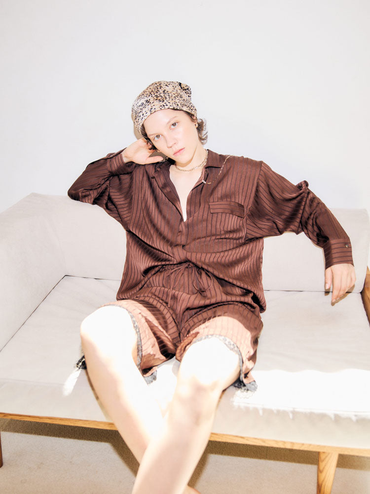ARCHIVE STANCE】SATIN STRIPE DOLMAN S SHIRT – HOUSE by Jack of All
