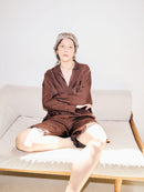 【ARCHIVE STANCES】SATIN STRIPE DOLMAN S SHIRT