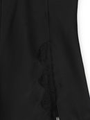 【GREEN BUTTER】SILKY LACE SLIP MINI DRESS