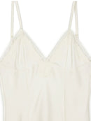 【GREEN BUTTER】SILKY LACE SLIP MINI DRESS