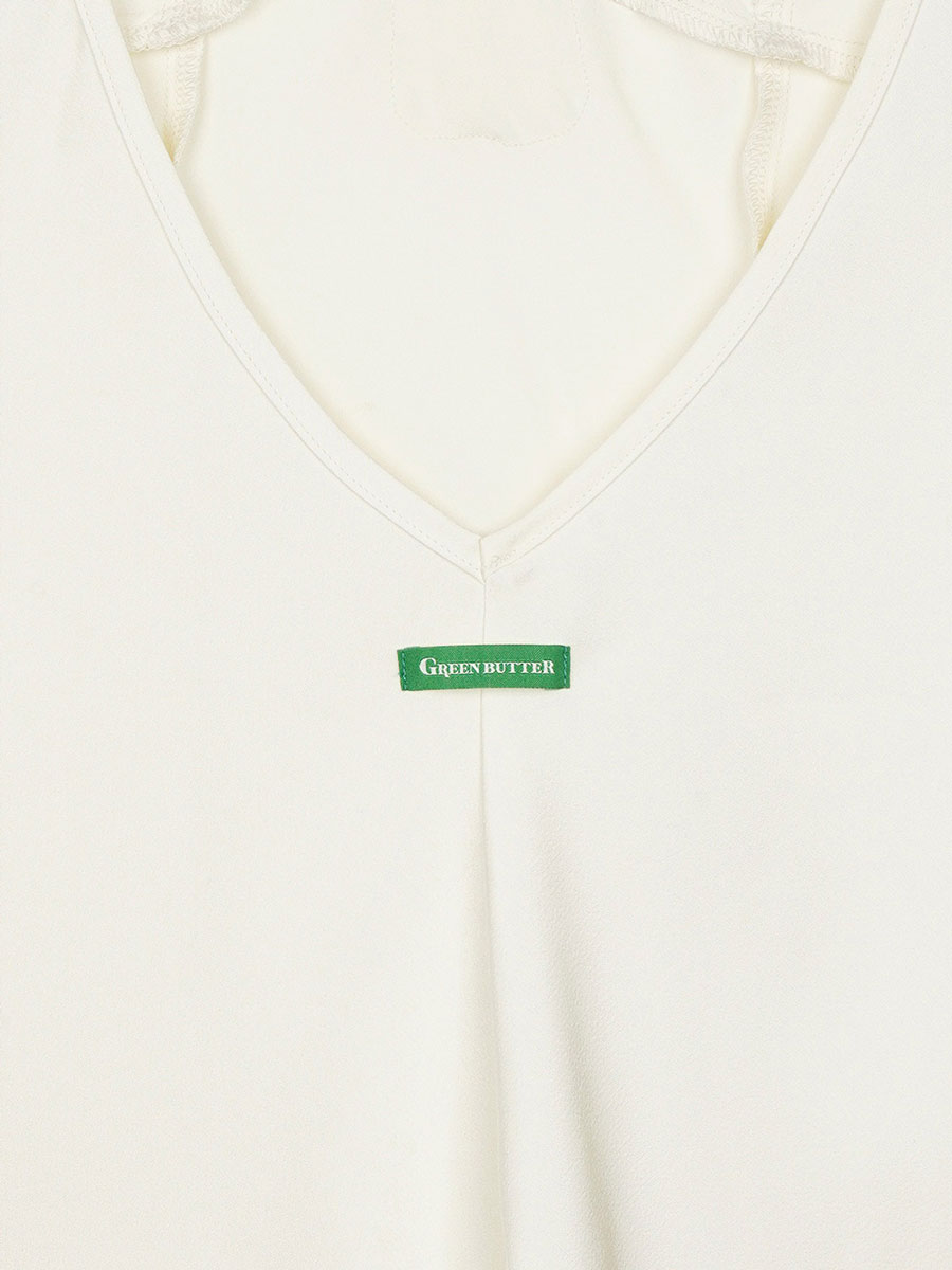 【GREEN BUTTER】SILKY LACE SLIP MINI DRESS