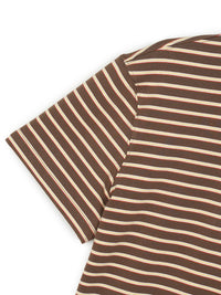 【GREEN BUTTER】STRIPE POLO TEE