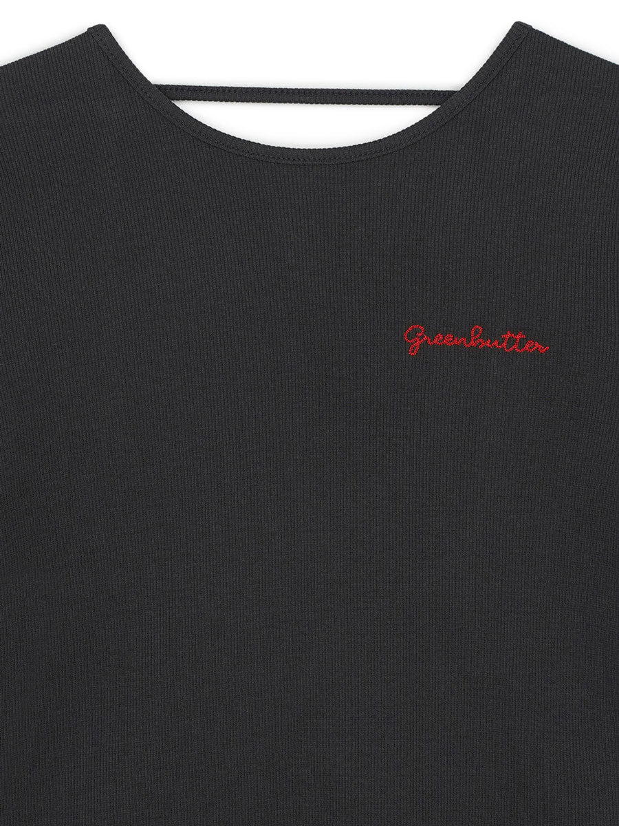 【GREEN BUTTER】THREE-QUARTER SLEEVE TEE