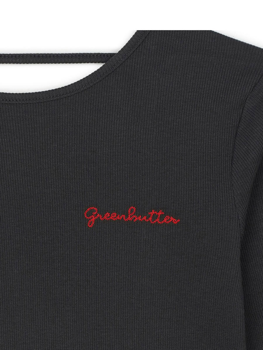 【GREEN BUTTER】THREE-QUARTER SLEEVE TEE