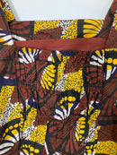 AFRICAN PRT  BUSTIER TOP